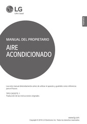 LG ARNU12GTUD4 Manual Del Propietário