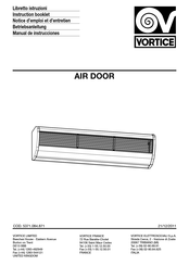 Vortice AD1500 Manual De Instrucciones
