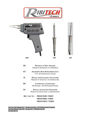 Ribimex Ribitech PRSOUD060 Manual De Instrucciones Y Mantenimiento