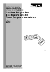 Makita XRJ01 Manual De Instrucciones