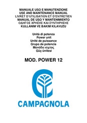 CAMPAGNOLA POWER 12 Manual De Uso Y Mantenimiento