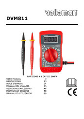 Velleman DVM811 Manual Del Usuario