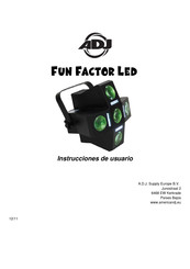 ADJ FUN FACTOR LED Instrucciones De Usuario