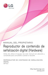 LG MP700-CECJ Manual Del Propietário