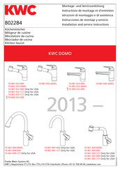 KWC DOMO 10.061.002.000 Instrucciones De Montaje