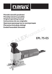 Narex EPL 75-E5 Instrucciones De Uso