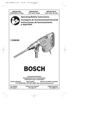 Bosch 11235EVS Instrucciones De Funcionamiento Y Seguridad