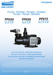 POOL EXPERT PP030 0,3 CV Manual De Instrucciones