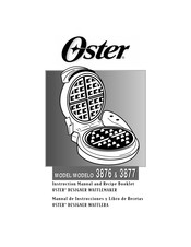 Oster 3876 Manual De Instrucciones