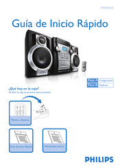 Philips FWM143 Guia De Inicio Rapido