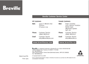 Breville 800CPXL Manual De Instrucciones