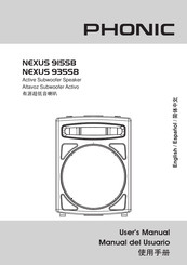 Phonic NEXUS 935SB Manual Del Usuario