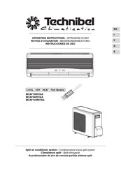 Technibel Climatisation MCAF94R5TAA Instrucciones De Uso