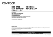 Kenwood KDC-BT572U Manual De Instrucciones