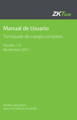 ZKTeco FHT2411D Manual De Usuario