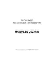Gigabyte GA-7VAX Manual De Usuario