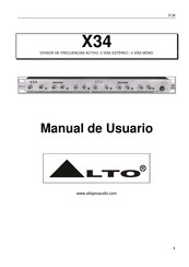 Alto X34 Manual De Usuario