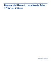 Nokia Asha 205 Chat Edition Manual Del Usuario