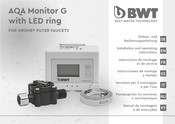 BWT AQA Monitor G with LED ring Instrucciones De Montaje