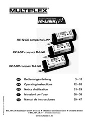 Multiplex RX-12-DR compact M-LINK Manual De Instrucciones