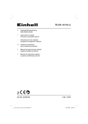 EINHELL TE-OS 18/150 Li Manual De Instrucciones