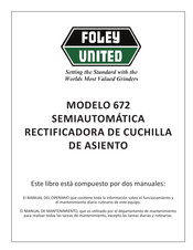 Foley United 672 Manual Del Operario