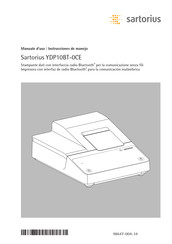 Sartorius YDP10BT-0CE Instrucciones De Manejo