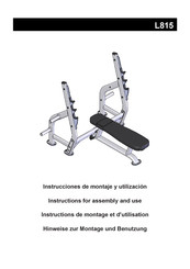 BH FITNESS L815 Instrucciones De Montaje Y Utilización