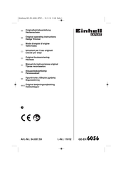 EINHELL Expert GE-EH 6056 Manual De Instrucciones