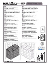 USP DURAMAX VINYL GARDEN SHED Manual De Uso