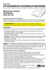 PJ Link CP-A302WN Manual De Usuario