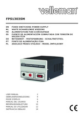 Velleman FPS1303SM Manual Del Usuario