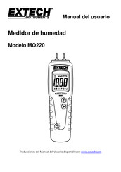 Extech Instruments MO220 Manual Del Usuario