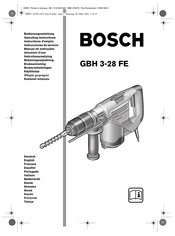 Bosch GBH 3-28 FE Instrucciones De Servicio