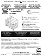 Delta Children 4 in1 Convertible Crib Instrucciones De Montaje