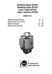 Nedo 460807-613 Manual De Servicio