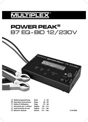 Multiplex POWER PEAK B7 EQ-BID 12/230V Instrucciones De Uso