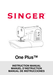 Singer One Plus Manual De Instrucciones