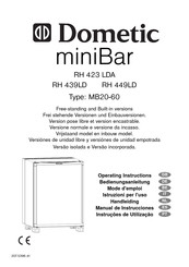 Dometic MB20-60 Manual De Instrucciones