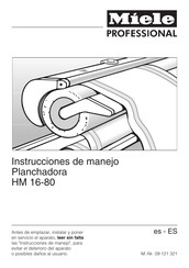 Miele professional HM 16-80 Instrucciones De Manejo