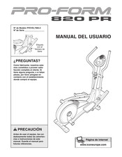 Pro-Form 820 PR Manual Del Usuario