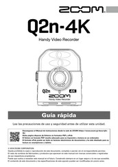 Zoom Q2n-4K Guía Rápida