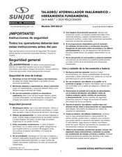 sunjoe 24V-DD-CT Manual Del Operador