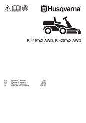 Husqvarna R 419TsX AWD Manual De Usuario