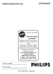 Philips 27PT5445/37 Instrucciones De Uso