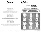 Oster Push Button Blenders Manual De Instrucciones