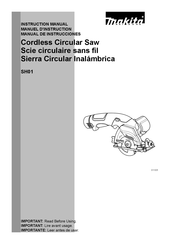 Makita SH01 Manual De Instrucciones