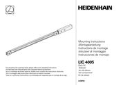 Heidenhain LIC 4005 Instrucciones De Montaje