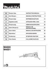 Makita M4501 Manual De Instrucciones