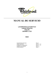 Whirlpool AWH905 Manual De Servicio